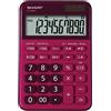 SHARP Calcolatrice da tavolo, EL M335 10 cifre, colore rosso ELM335 BRD