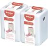 Bolsius Burner Ceramic White Product Size: 13.7 x 10.2 x 9.6 cm, 2 pacchi