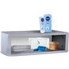 Phoenix Safe Miami - Mensola da parete, 98 cm, colore: Grigio