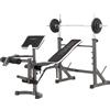 TOORX WBX-90 PANCA CON PORTA BILANCIERE - LEG EXTENSION E ARM CURL INCLUSI - RICHIUDIBILE