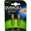 DURACELL PILA RICARICABILE TIPO AAA 750 mAh Pile Ricaricabili