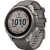 GARMIN FENIX 9 PRO 47MM SOLAR TI PEBBLE GRAY/SILVE CON INREACH Orologio GPS Multisport