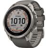 GARMIN FENIX 9 PRO 51MM SOLAR TI PEBBLE GRAY/SILV CON INREACH Orologio GPS Multisport
