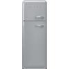 SMEG FAB30LSV6, Capacità netta totale 294 l, Rumorosità: 34 dB(A), 3 ripiani, Dimensioni: L 60 cm A 172 P 76,8 cm, Silver, Classe C