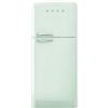 SMEG FAB50RPG5, Capacità netta totale 524 l, Rumorosità: 41 dB(A), 2 ripiani, Dimensioni: L 79,6 cm A 192,1 P 80,5 cm, Verde Pastello, Classe E
