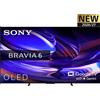 SONY 83 BRAVIA 6 TV OLED, SMART TV, ", Processore Integrato nella motherboard, Black, Classe E