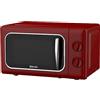 ZOMIX MICROONDE ZOMIX TWIST Red, capacità 20 l, potenza microonde max 700 W, 6 livelli di potenza, Metallo / Rosso