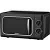 ZOMIX MICROONDE ZOMIX TWIST, capacità 20 l, potenza microonde max 700 W, 6 livelli di potenza, Nero / Metallo