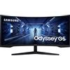 SAMSUNG Odyssey G5 - G55T Monitor Gaming Curvo, 34 ", WQHD, 3440 x 1440 Pixel, tempo di risposta 1 ms, refresh rate 165 Hz