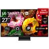 LG Smart webOS 27LB70006LA TV LED, SMART TV, 27 ", Full-HD, Processore a5 AI 4K Gen9, Charcoal Black, Classe E