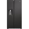HAIER Frigorifero americano HAIER HSW79F18DIPT, Sistema Multi Flow: Sì; raffreddamento frigorifero: No Frost; congelatore: Frost, Capacità netta totale 601 l, Rumorosità: 36 dB(A), Dispenser acqua, ghiaccio, Dimensioni: L 90,5 cm A 177,5 P 72,6 cm, Nero …