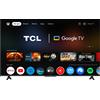 TCL 55P61K TV QLED, SMART TV, 55 ", Processore AiPQ Pro Processor, Black, Classe E