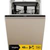 WHIRLPOOL LAVASTOVIGLIE INCASSO Pannello frontale non in dotazione WHIRLPOOL WH6IC11BS7LA0, Programmi 9, Dimensioni: L 44,8 cm, A 82 P 55,5 Rumorosità 41 dB(A), Consumo di acqua 8,7 l, Inox, Classe C