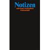 Suhrkamp Verlag Notizbuch 50 Jahre stw: Notizen