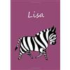 CreateSpace Independent Publishing Platf Notebook / Coloring Book / Diary - Lisa: DIN A4, blank