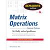McGraw Hill Schaum's Outline of Matrix Operations