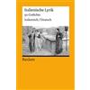Reclam Philipp Jun. Italienische Lyrik: 50 Gedichte: 18310
