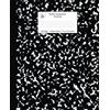 Young Dreamers Press Marble Composition Notebook College Ruled: Black Marble Notebooks, School Supplies, Notebooks for School: 1