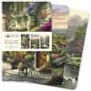 Flame Tree Gift Thomas Kinkade Set of 3 Mini Notebooks
