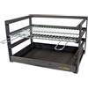 EL ZORRO Imex El Zorro 71472.0 cassetto Barbecue con griglia zincati, Nero, 57 x 41 x 35 cm