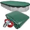 Robelle 321218 - 4 Dura-Guard Copertura Invernale per 12 di 5,5 m Ovale Interrata Piscina