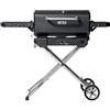 Masterbuilt® Barbecue portatile a carbonella e affumicatore con carrello, colore: nero