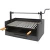 EL ZORRO Imex El Zorro 71509 - Cassetto per Barbecue Sollevatore, griglia in Acciaio Inox, 73 x 40 x 50 cm, Colore: Nero