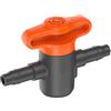 Gardena Micro-Drip Valvola di Chiusura, 4,6 mm (3/16 Pollici): per la Regolazione o l'intercettazione di Singoli Tratti di Tubo, Regolabile in Modo Continuo, Contenuto: 2 Pezzi (13217-20)