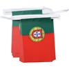 AZ FLAG Festone Portogallo 4 m 20 bandiere Poliestere Leggero 15x10 cm | Uso interno ed esterno ghirlanda di bandiere portoghese Portugal bandiere cucite su nastro rinforzato