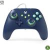 PowerA Controller cablato Xbox Series X|S - Blu Marinaio, gamepad, controller per videogiochi cablato, controller di gioco, funziona con Xbox One