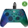 Turtle Beach Rematch Advanced Glitch Green Controller da gaming con cavo per Xbox e PC. Con licenza per Xbox con pulsanti rimappabili, grilletti sensibili e comandi audio