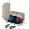 Belkin Gaming Custodia per Nintendo Switch 2, Slot AirTag, Viaggi, Beige | Custodia da Viaggio, Leggera, Portatile, Guscio Rigido, Interno Morbido, Porta-Cartucce Giochi, Accessori da Viaggio, Gaming
