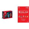 Nintendo Switch con Joy-Con Rosso Neon e Blu Neon [Ed. 2022] + 90 Giorni Switch Online Membri (Individual) Codice download