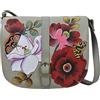 Anna by Anuschka Women's Hand Painted Genuine Leather Flap Crossbody
