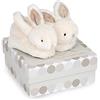 Doudou et Compagnie Lapin BonBon DC1310 - Pantofole, Grigio