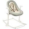 BÉABA, Sdraietta per bambini, Sdraietta Up&Down Plus,4 altezze,3 reclinabilità,Regolabile con una semplice pressione, Pieghevole,Riduttore per il parto, Seduta in 100% cotone, Finiture premium, Salvia