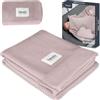 lionelo Bamboo Blanket Coperta Neonato Leggera 100x75 cm in Cotone di Bambù | Morbida, Antibatterica, Ipoallergenica e Antimicotica, per Lettino e Fasciatoio dalla Nascita