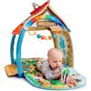 lionelo Agnes Palestrina 2 in 1 con Tappetino Evolutivo 142 x 142 cm | Dalla Nascita, Casetta, Massaggiagengive, Giochi Pendenti, Libricino Interattivo, Sonagli, Sviluppa i Sensi