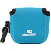MegaGear Neoprene Camera Case Protective Travel Pouch Compatible with GoPro Hero 9, Hero 8, DJI Osmo Action, Sony RX0 II, RX0 - Blu