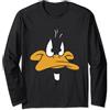 Looney Tunes Daffy Duck Big Face Maglia a Manica