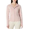 Amazon Essentials Felpa con Cappuccio Aderente, Zip Integrale e Fori per Pollici, in Tessuto Tecnico Traspirante Donna