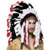 Boland - Copricapo indiano Apache | Accessorio per capelli con piume per costume western, carnevale e feste a tema, capo tribù