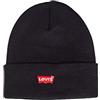 Levi's - Red Batwing Embroidered Beanie, Cuffia Uomo