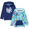 Amazon Essentials Bambini e Ragazzi T-Shirt a Maniche Lunghe con Cappuccio Leggere