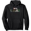 Marvel Loki Logo Felpa con Cappuccio