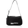 KARL LAGERFELD JEANS Donne Essential Nylon Shoulder Bag Nero One size