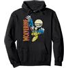 Marvel X-Men Wolverine Claws Out Action Shot Felpa con Cappuccio
