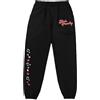 ELVIS PRESLEY - Official Merch Red/Black Logo Sweatpants, Pantaloni da Tuta Unisex - Adulto
