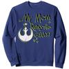 Star Wars La Festa della Mamma My Mom Runs The Galaxy Green Felpa