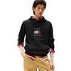 Tommy Hilfiger Linear Flag Graphic Hoodie Mw0mw41332 Felpa con Cappuccio Unisex - Adulto (Pacco da 1)